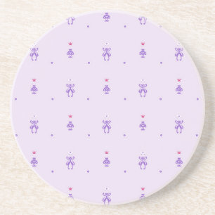 Lila Feen-Runen Getränkeuntersetzer