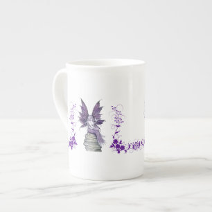 Lila Feen-Tall Teetasse Porzellantasse