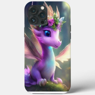 Lila Feendrache iPhone 13 Pro Max Hülle