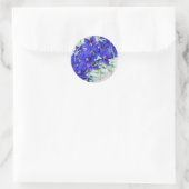 Lila Feier Clematis Blume Aufkleber (Tasche)