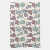 Lila Feigen Geschirrtuch (Vertikal)