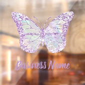 Lila Fensterklemme Fensteraufkleber (Blatt 2)