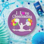 LILA FESTIVE I LIEBE PRÜFPAPIER TELLER (Party)