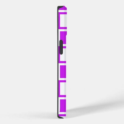 Lila fette Mod-Quadrate Case-Mate iPhone Hülle (Rückseite / Rechts)