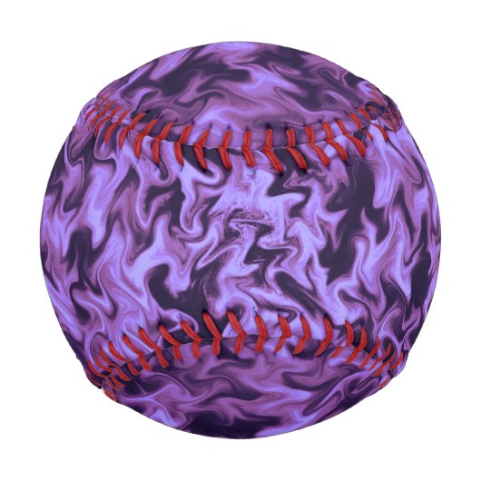 Lila Feuer Baseball (Vorderseite)