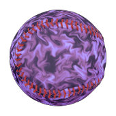 Lila Feuer Baseball (Vorderseite Links)