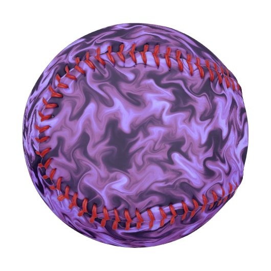 Lila Feuer Baseball (Vorderseite Links)