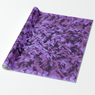 Lila Feuer Geschenkpapier
