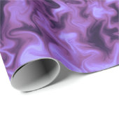 Lila Feuer Geschenkpapier (Rolleneckpunkt)