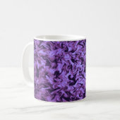 Lila Feuer Kaffeetasse (Vorderseite Links)