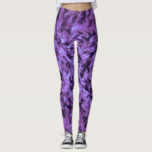 Lila Feuer Leggings