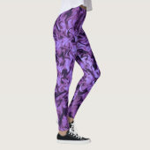 Lila Feuer Leggings (Rechts)