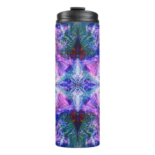 Lila Feuerschutztür Thermosbecher (Vorderseite)