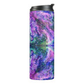 Lila Feuerschutztür Thermosbecher (Nach links gedreht)
