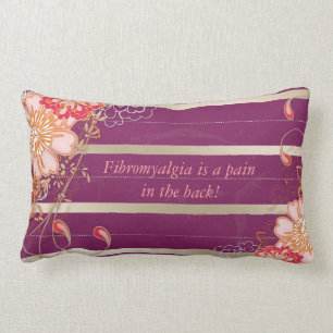 Lila Fibromyalgialumbales Throw-Kissen Lendenkissen