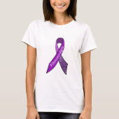 Lila Fibromyalgie Womens Shirt (Vorderseite)