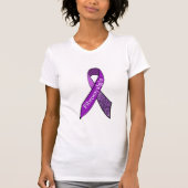 Lila Fibromyalgie Womens Shirt (Vorderseite)