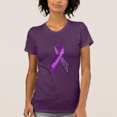 Lila Fibromyalgie Womens Shirt (Vorderseite)
