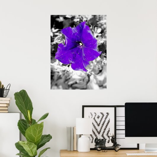 Lila Fieber Poster (Heimbüro)