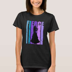 Lila Fierce Violin Birthday Design Orchestra Pla T-Shirt