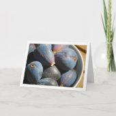 Lila Fig Frucht in Bowl Karte (Vorderseite)