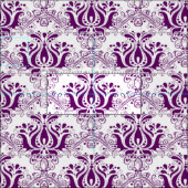 Lila Filigranstaub Stoff (Kachel)