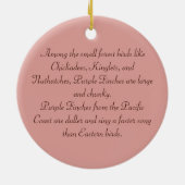 Lila Finch-Fotografie Keramikornament (Hinten)