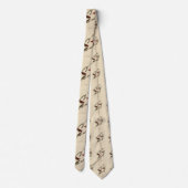 Lila Finch - John J. Audubons Vögel in Amerika Krawatte (Rückseite)