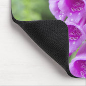 Lila Fingerhut Pupurea Blume Mousepad (Ecke)