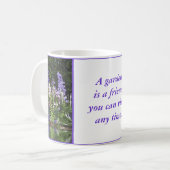 Lila Fingerhut-Reflexions-Tasse Kaffeetasse (Vorderseite Links)