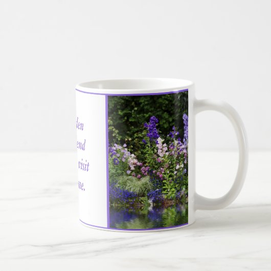 Lila Fingerhut-Reflexions-Tasse Kaffeetasse (Rechts)