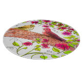 Lila Finish-Serviertablett Schneidebrett (Ecke)