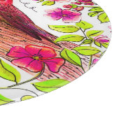 Lila Finish-Serviertablett Schneidebrett (Ecke)