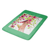 Lila Finish Table Runner Badematte (Schrägansicht)