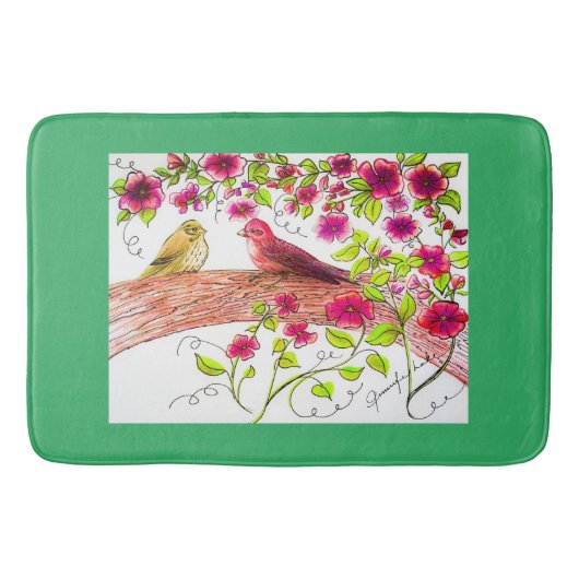 Lila Finish Table Runner Badematte (Vorderseite)