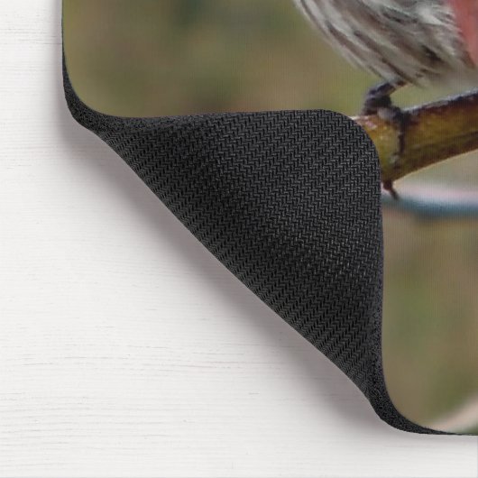 Lila Finkenmagnet Mousepad (Ecke)