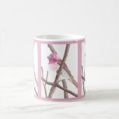 Lila Finkwatercolor-Tasse Kaffeetasse (Mittel)