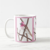 Lila Finkwatercolor-Tasse Kaffeetasse (Links)