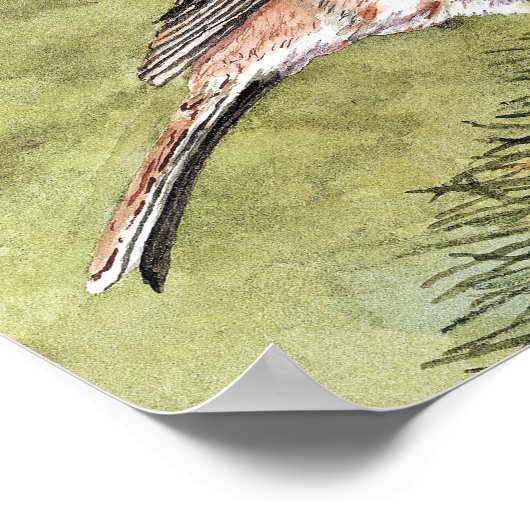 Lila Finte Poster (Ecke)