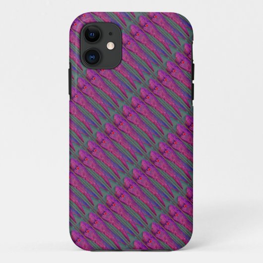 lila Fisch Case-Mate iPhone Hülle (Rückseite)