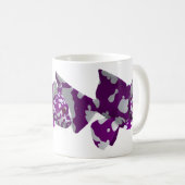Lila Fisch Kaffeetasse (VorderseiteRechts)