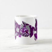 Lila Fisch Kaffeetasse (Mittel)