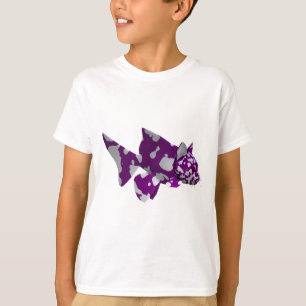 Lila Fisch T-Shirt