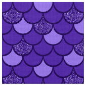 Lila Fischskala mit Glitzer Stoff (Nahaufnahme)