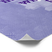 Lila Fitness Engel! Poster (Ecke)