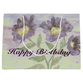 Lila Fixierer Große Geschenktüte