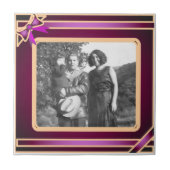 Lila Flachbildschirmtafel Fliese (Vorderseite)