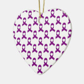 Lila Flachmuster Keramikornament (Links)