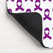 Lila Flachmuster Mousepad (Ecke)