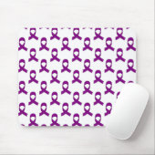 Lila Flachmuster Mousepad (Mit Mouse)
